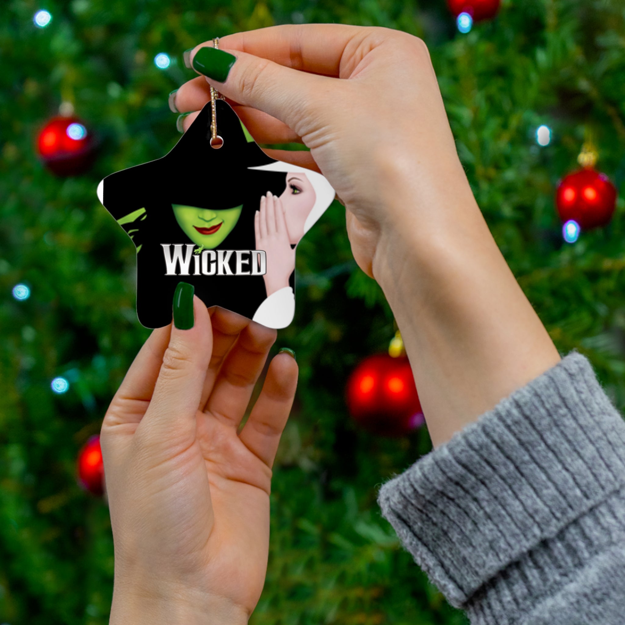 Wicked- Ceramic Ornament, 4 Shapes - Creations by Chris and Carlos